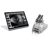 On-platform, tabletop ultrasound system Scanmate Flex Afor ophthalmic ultrasound imagingB/W