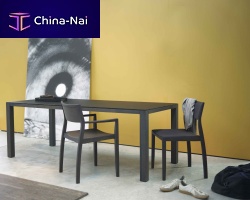 Contemporary table EXPRESSIONwoodensquarerectangular