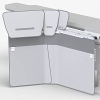 X-ray radiation shielding curtain 312/DS-060/1/3examination table-mounted0.50 mm