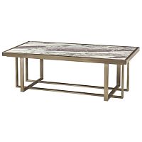 Contemporary coffee table PIMLICOwoodenbronzemarble