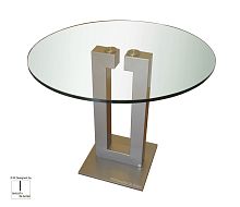 Contemporary table ISISglassround