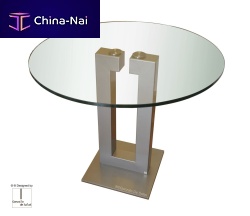 Contemporary table ISISglassround