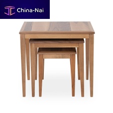 Contemporary nesting tables Secretwood veneerwood veneer baserectangular