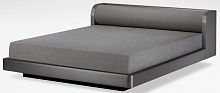 Double bed BOTTICELLIcontemporarywith upholstered headboardwooden