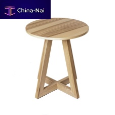 Contemporary side table HANDY Hwood veneerplywoodash base