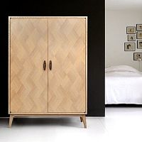 Contemporary wardrobe AFONSOsolid woodMDFplywood