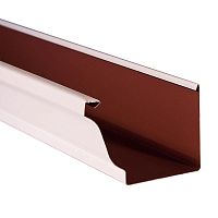 Galvanised steel roof gutter .100.aluminumrectangular