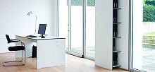 Contemporary desk RIVApanel end