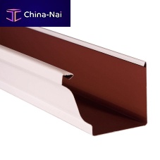 Galvanised steel roof gutter .100.aluminumrectangular