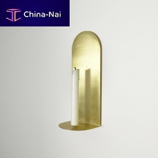 Brass candle holder ARCHAL LIGHT - L