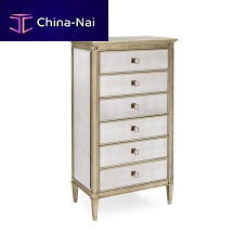Traditional chiffonier BEAUTY-FULLwoodenglasslacquered metal