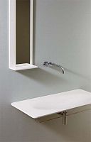 Wall-mounted bathroom mirror MOMENTScontemporaryrectangularCorian®