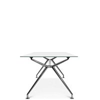 Contemporary table W-TABLEaluminumlaminatealuminum base