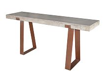 Industrial design sideboard table VAULTmetalconcreterectangular
