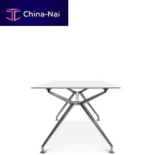 Contemporary table W-TABLEaluminumlaminatealuminum base