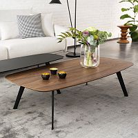 Contemporary coffee table SOLAPAoakwalnutlaminate