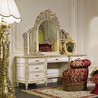 Classic dressing table romawooden1-seat