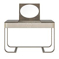 Contemporary dressing table 20136woodenbronzeleather