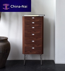 Contemporary chiffonier AK 2420oakwalnutash