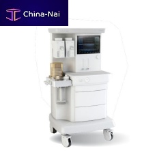 Trolley-mounted anesthesia workstation ACM639 with respiratory monitoring