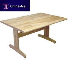 Contemporary table ARTwoodHPLhardwood base