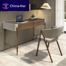 Free-standing desk 7186contemporarywood veneerwalnut