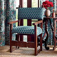 Upholstery fabric RIDGE WEAVEgeometric patterncottonweave