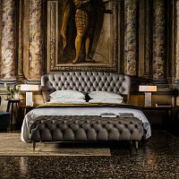 King size bed Savoiqueen sizeChesterfieldupholstered