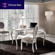 Free-standing desk 218New Baroque designwoodenwhite
