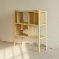 Contemporary shelf steelbeige