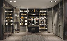 Modular walk-in wardrobe ATELIER contemporaryMDFglass