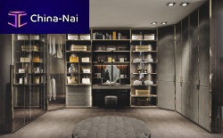 Modular walk-in wardrobe ATELIER contemporaryMDFglass