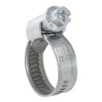 Screw hose clamp CB embossed band