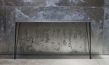 Contemporary sideboard table TRIOsteelceramicrectangular