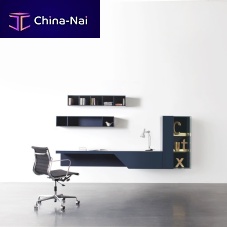 Wall-mounted desk CUT-X 674 contemporarylacquered wood