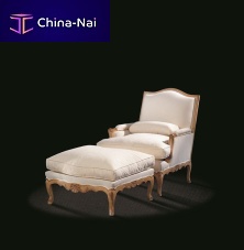 Classic footrest R TF 13/1fabricwooden