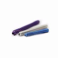 Metacarpal joint compression bone screw cannulatedheadlessmetallic