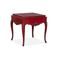 Classic side table GALAlacquered woodwooden basesquare