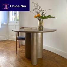 Contemporary table Giorgiabronzebronze baserectangular