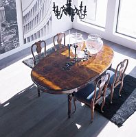 Traditional table ART 500walnutoval