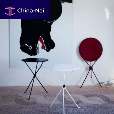 Contemporary side table CUMANOABSsteelsteel base