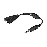 Aviation headset cable CB-01for helicopterdatacoaxial