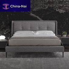 Double bed TERENCEsinglecontemporaryupholstered