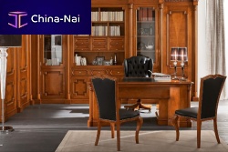 Traditional desk ELIZABETHwoodenpanel end
