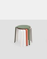 Contemporary side table Palettealuminumaluminum baseround