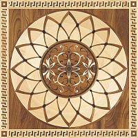 Engineered parquet flooring LASER ROSETTESafrormosiadoussiemaple