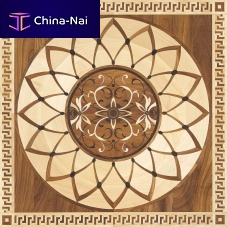 Engineered parquet flooring LASER ROSETTESafrormosiadoussiemaple