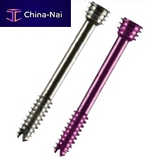 Forefoot compression bone screw CHARLOTTEhindfootanklecannulated