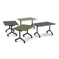 Contemporary table EDDYoaklaminatelinoleum