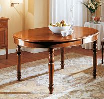 Traditional table 159woodenovalextending